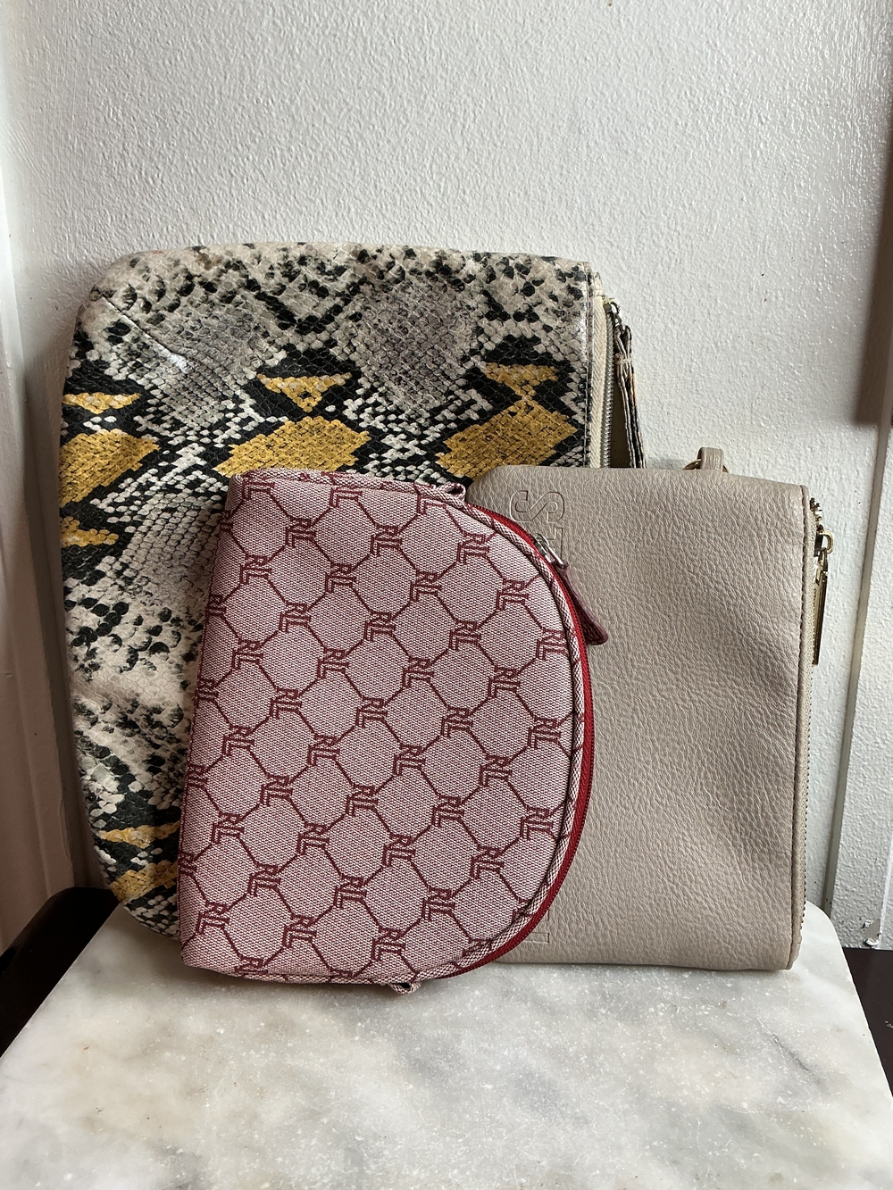 Ralph Lauren ,Elizabeth Arden And Steve Madden Pouch Makeup Bag Bundle